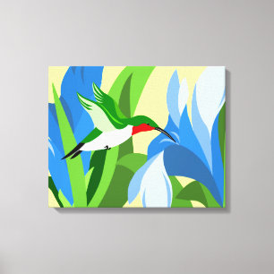 Canvas Hummingbird