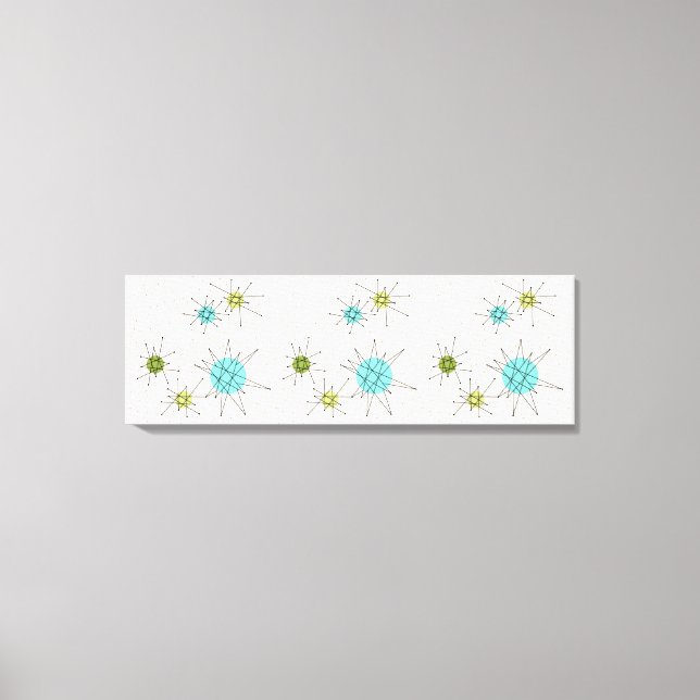 Canvas Iconic Atomic Starbursts (Frente)