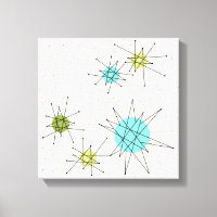 Canvas Iconic Atomic Starbursts