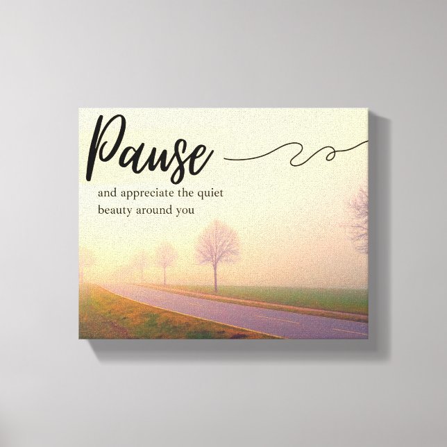 Canvas impressa. (Frente)