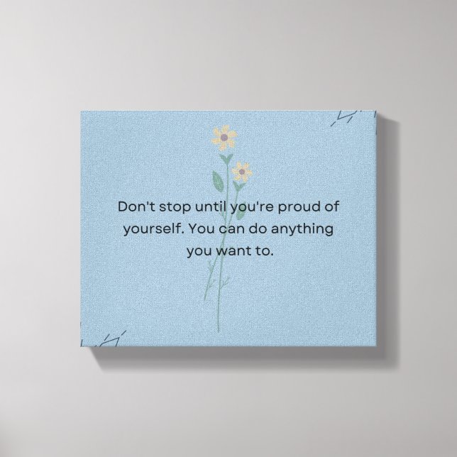 Canvas impressa. (Frente)