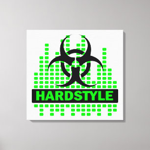 Canvas impressionantes do biohazard de Hardstyle
