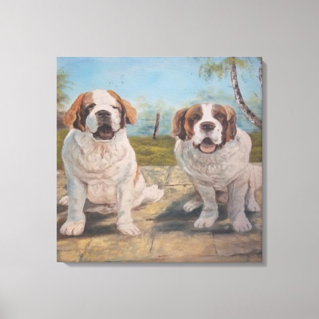 Canvas Imprimir Ann Hayes Pintando Duas Ruas Berna (Frente)