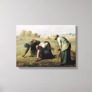 Canvas Jean-François Millet - Gleaners 18