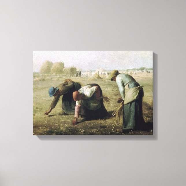 Canvas Jean-François Millet - Gleaners 18 (Frente)