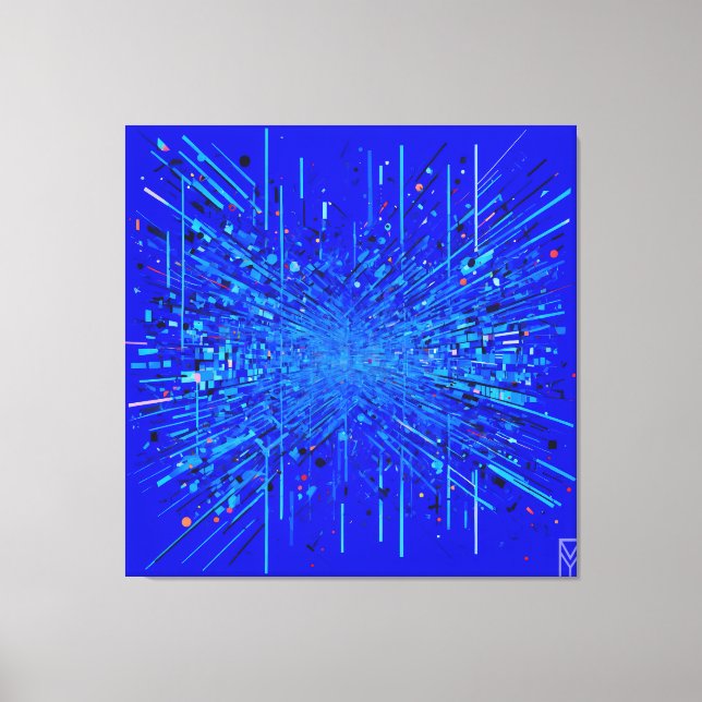 Canvas Kandinsky and the Global Blue Screen (Frente)