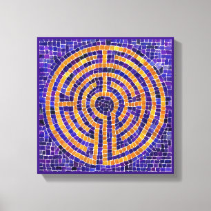 CANVAS LABYRINTH MOSAIC 12x12 (1,5" profundidade)