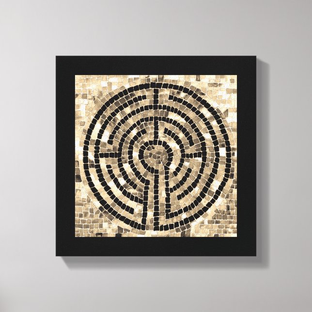 CANVAS LABYRINTH V 12x12 (2,5" Profundidade) (Frente)