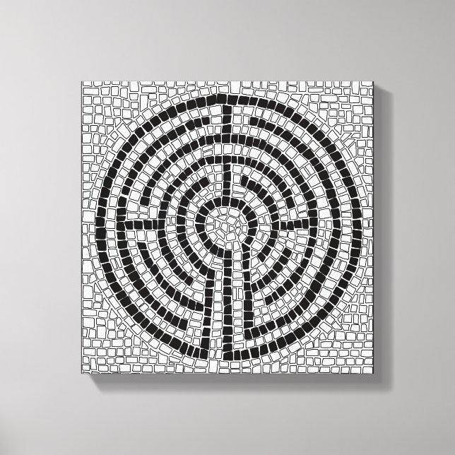 CANVAS LABYRINTH VII 12x12 (0,75" Profundidade) (Frente)