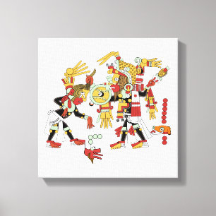 Canvas Mesoamerican maias antigas da arte