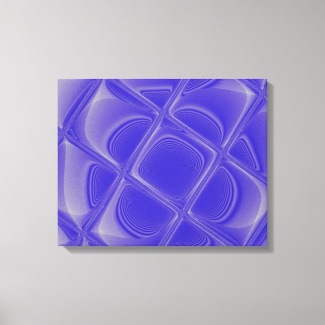 Canvas Morphed Indigo Petals (Frente)