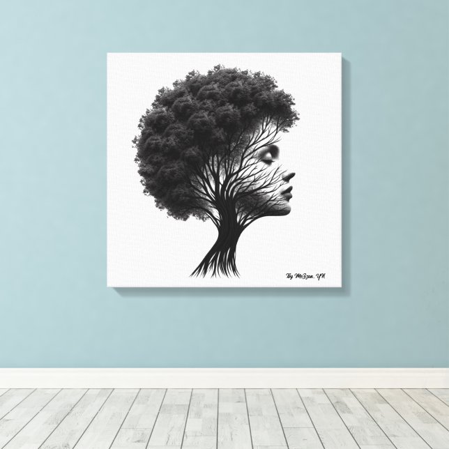 canvas muro de resiliência e graça (Insitu(piso de madeira))