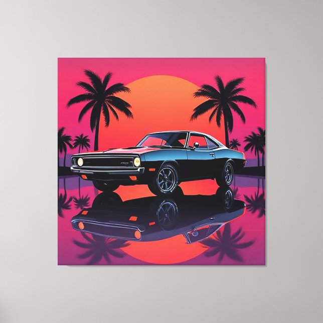 Canvas Musical Americana do Carro (Frente)