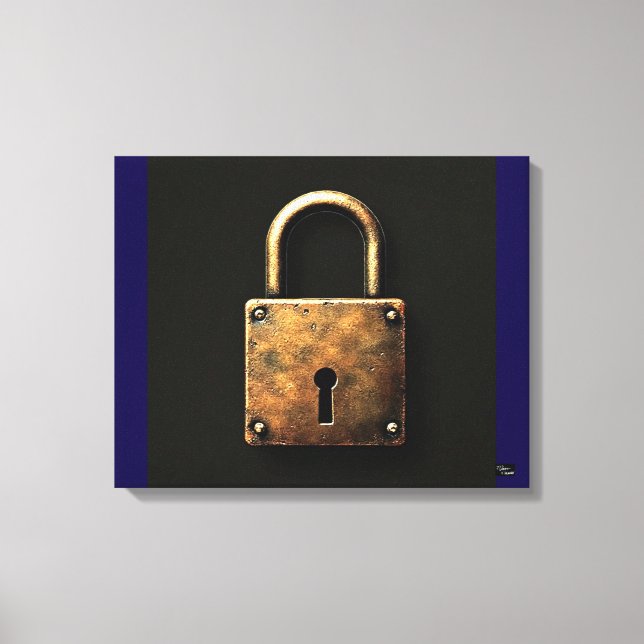 Canvas Old Padlock (Frente)
