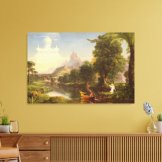 canvas painting reprint, the voyage of life youth
