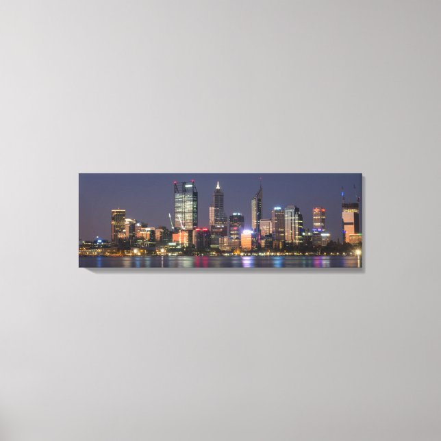 Canvas Panorâmica Perth City Skyline (Frente)