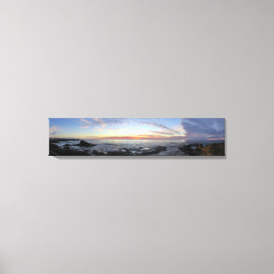 Canvas Panorâmica Sunset Ocean