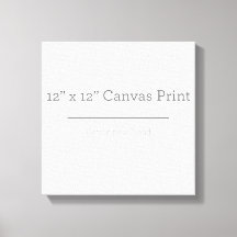 Canvas personalizada 12 X 12