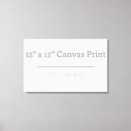 Canvas personalizada 12 X 12