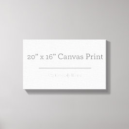 Canvas personalizada 20 X 16