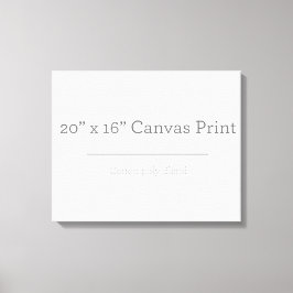 Canvas personalizada 20 X 16