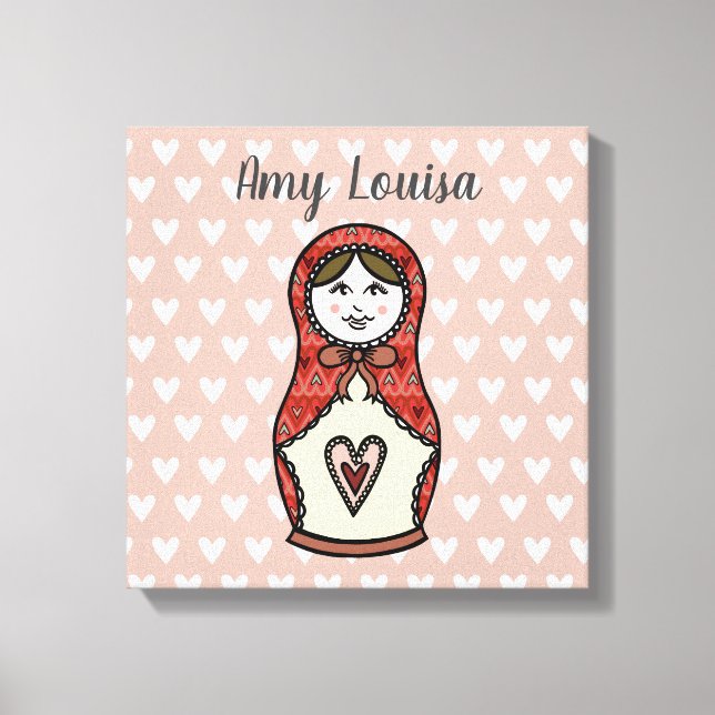 Canvas personalizada de Doll Matryoshka (Frente)