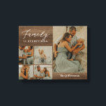 Canvas Personalizada Moderna da Collagem da Famíli<br><div class="desc">Preservar os momentos do precioso com decor personalizado de parede. Faz um presente excelente! Desenhado por Berry Berry Sweet. Visite nosso site em berryberrysweet.com para saber mais sobre nós e nossas linhas de produtos de cheio.</div>