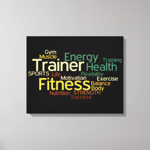 Canvas pessoais do instrutor/fitness center