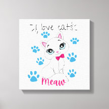 Canvas Premium Cute (12"×12 Tamanho Padrão)