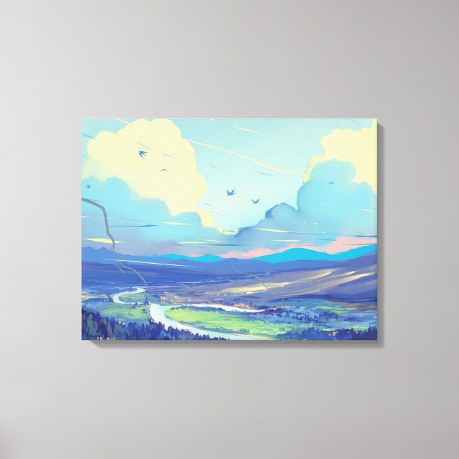 Canvas Premium de Arte Digital (Gloss) (Frente)