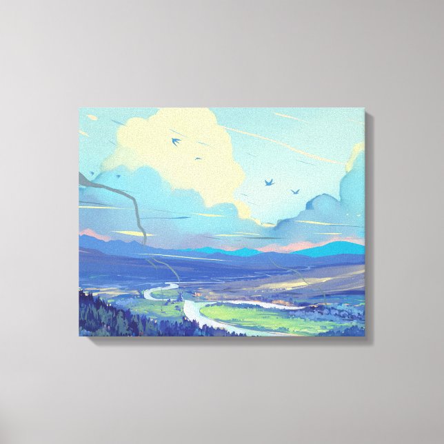 Canvas Premium de Arte Digital (Gloss) (Frente)