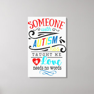 Canvas Premium de Consciência Autismo (Gloss)