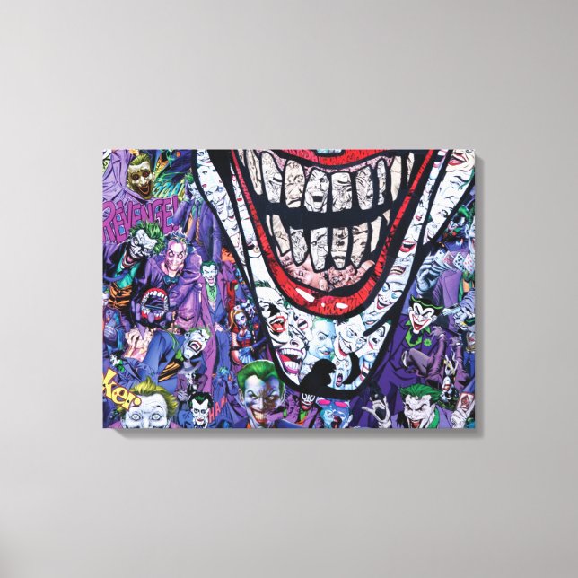 Canvas Premium de Joker de banda desenhada (Gloss) (Frente)