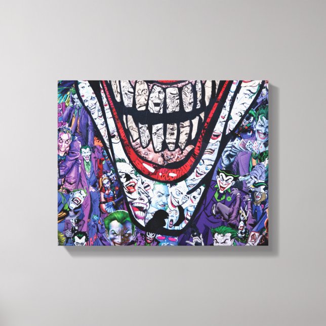 Canvas Premium de Joker de banda desenhada (Gloss) (Frente)