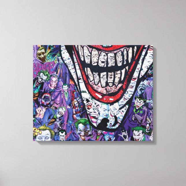 Canvas Premium de Joker de banda desenhada (Gloss) (Frente)