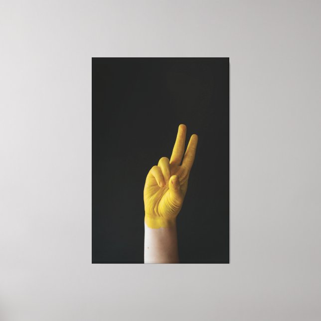 canvas Premium de pintura por dedos (Gloss) (Frente)