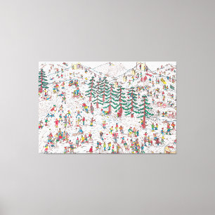 Canvas Premium do Cartoon Waldo (Gloss)