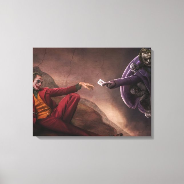 Canvas Premium do trabalho de arte Joker (Gloss) (Frente)