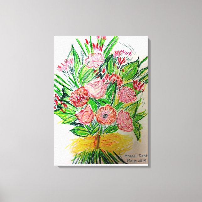 Canvas Premium (Gloss) Gerberas (Frente)