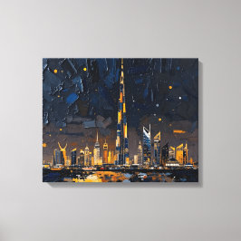Canvas Premium no Skyline de Dubai | Cidade Modern