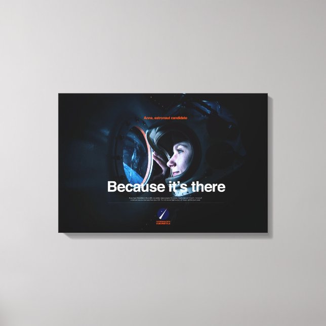 Canvas Premium porque está lá (Frente)