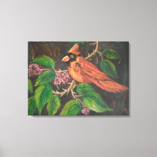 Canvas Print Ann Hayes - Cardinal de Pintura