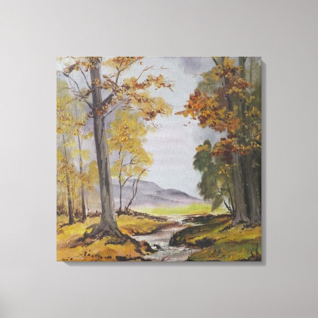 Canvas Print Ann Hayes Painting Forest Stream (Frente)