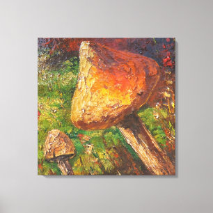 Canvas Print Ann Hayes Painting Mushroom