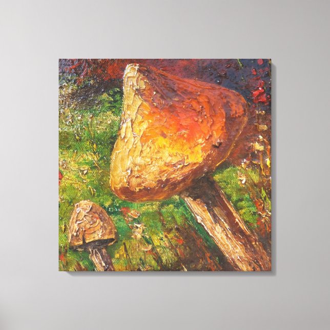 Canvas Print Ann Hayes Painting Mushroom (Frente)