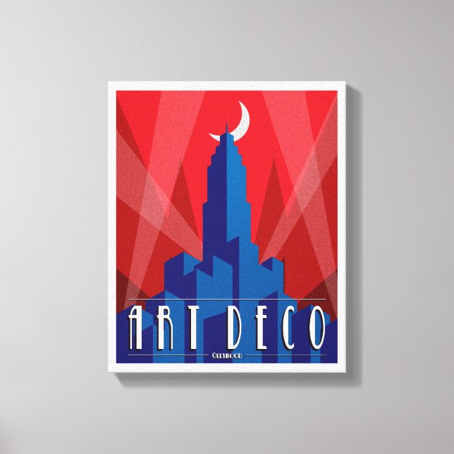 Canvas Print - Art Deco Empire State Building (Frente)