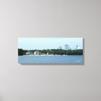 Canvas Print: Lago Harriet & Minneapolis Skyline_