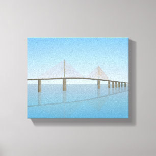 Canvas Print: Ponte Sunshine Skyway