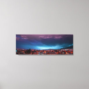 Canvas Print - Tempestade de Relâmpago sobre Atena