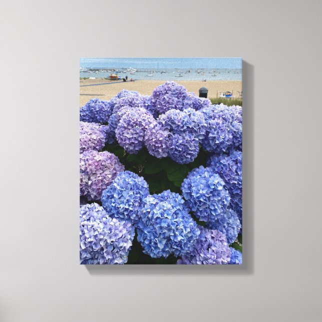 Canvas Roxo, Blue Hydrangea (Frente)